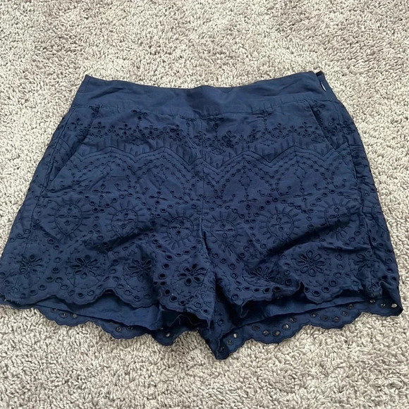 LOFT Pants - Loft Blue Lace 4" Shorts